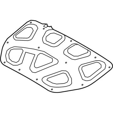 Hyundai 81125-3N000 Pad-Hood Insulating