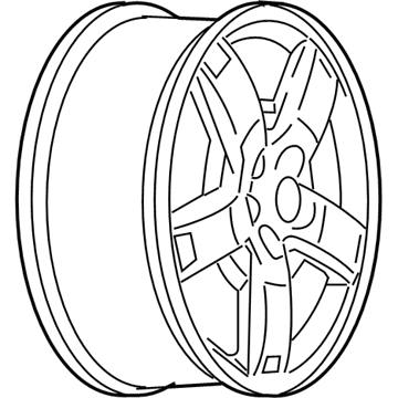 GM 9595546 Wheel, Alloy