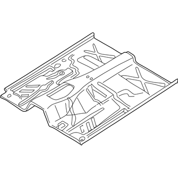 Nissan 74312-8Z430 Floor-Front