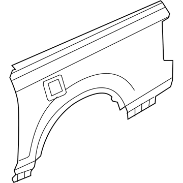 Honda 63400-T6Z-305ZZ Fender Assembly, Right Rear