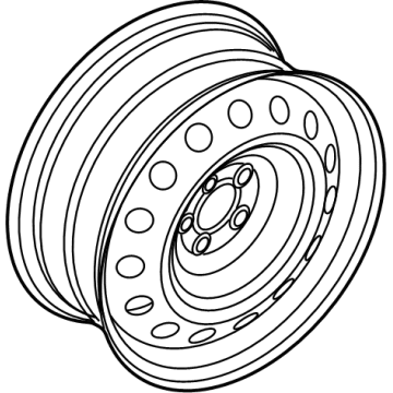 Ford NZ6Z-1015-A WHEEL ASY