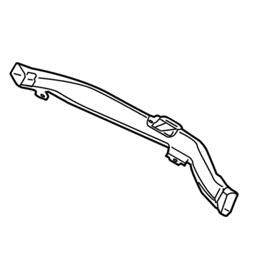 Lexus 55972-11010 Duct, Side DEFROSTER