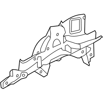 BMW 41-00-7-297-867 Support Structure, Left