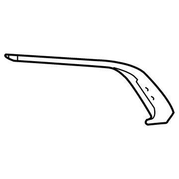Acura 71113-TY2-A51 Molding Right, Front Bumper Side