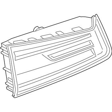 BMW 63-21-7-376-475 Rear Light In Trunk Lid, Left