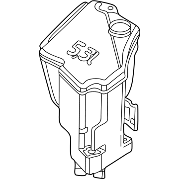 BMW 61-66-7-007-970 Windshield Cleaning Container Tank