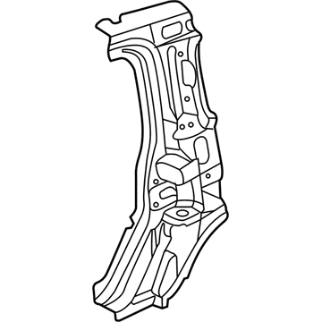 Honda 63810-SCV-305ZZ Stiffener Set, L. Quarter Pillar