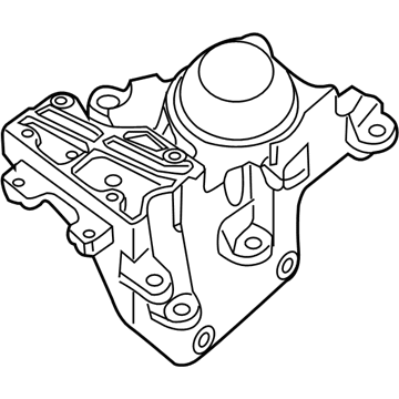 Nissan 11220-ET81C Engine Mounting Insulator, Left