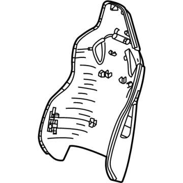 GM 84701947 Seat Back Panel