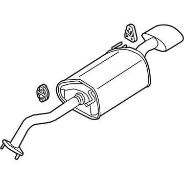 Kia 28710B0680 Muffler Assembly-Rear