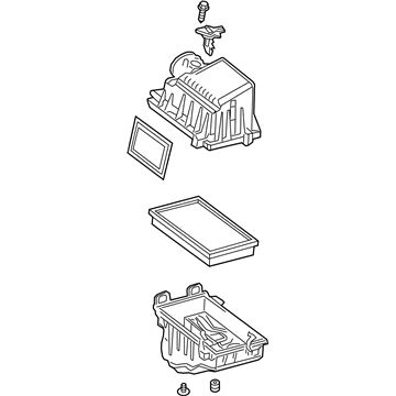 Toyota 17700-24630 Air Cleaner Assembly