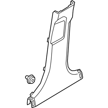 Hyundai 85845-J0000-TRY Trim Assembly-Center Pillar Lower RH