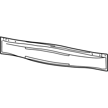 Hyundai 86630-2C010 Rail Assembly-Rear Bumper