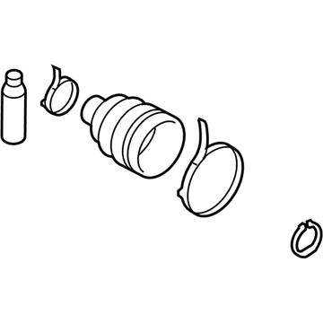 Nissan C9GDA-1KD0A Repair Kit - Dust Boot, Rear Drive Shaft