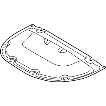 Lexus 53341-76010 INSULATOR, Hood