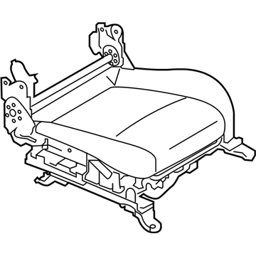 Infiniti 873A2-3GN5B Cushion & Adjuster Assy-Front, RH