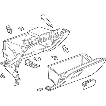 GM 84398673 Glove Box Assembly