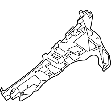 BMW 51-43-7-336-311 Bracket, Side Panel, Rear Left