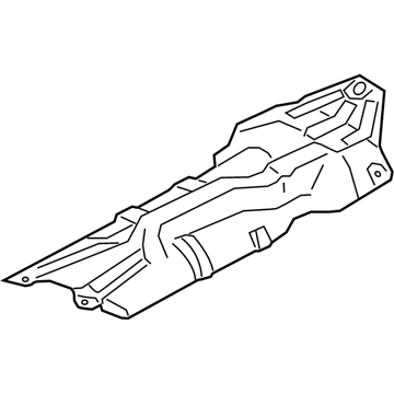 BMW 11-65-8-600-299 Heat Shield, Turbocharger, Bottom