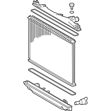 Lexus 16400-38271 Radiator Assembly