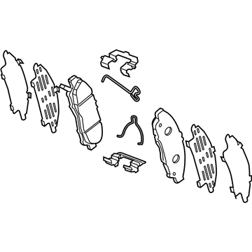 GM 84323140 Front Pads