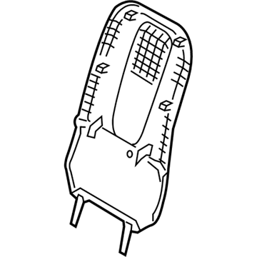 Hyundai 88391-F2000-TRY Map Board Assembly-Front Seat Back, L