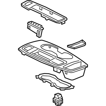 GM 84789183 Upper Trim Panel