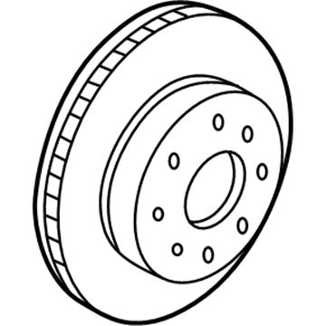 Acura 45251-SEP-A51 Disk, Front Brake (17")