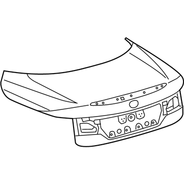 Lexus 64401-53250 Panel Sub-Assy, Luggage Compartment Door