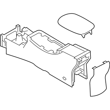 Nissan 96910-3NF0B Console Box-Center