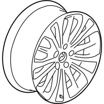 GM 22976144 Wheel, Alloy