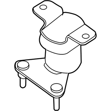 Infiniti 11320-ZZ50B INSULATOR - Engine Mounting, Rear