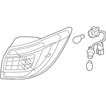 Kia 924023W520 Lamp Assembly-Rear Combination