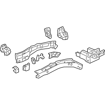 Honda 60810-SHJ-A02ZZ Frame, R. FR. Side