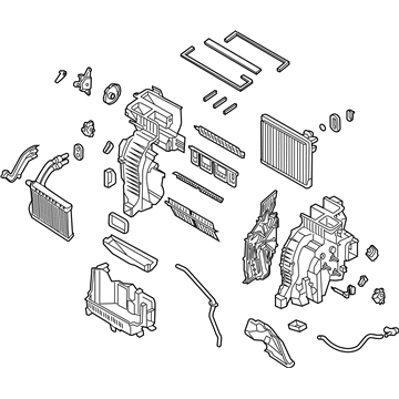 Kia 97205C6000 Heater & EVAPORATOR