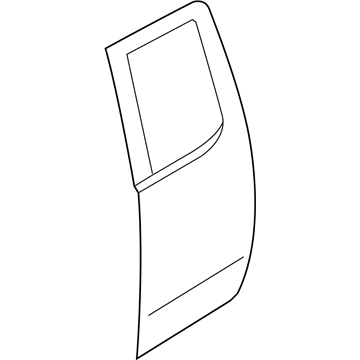 Nissan 82152-ZR00A Panel - Rear Door, Outer RH