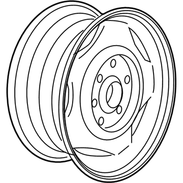 Mopar 52855013AA Steel Wheel