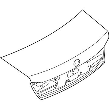 BMW 41-00-9-481-034 TRUNK LID, ALUMINUM