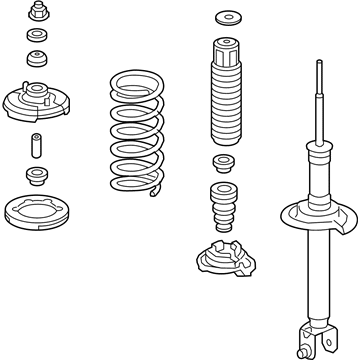 Honda 52610-TP7-A05 Shock Absorber Assembly, Right Rear