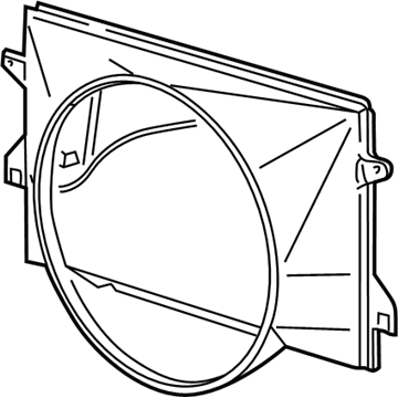 Ford XL3Z-8146-AA Fan Shroud