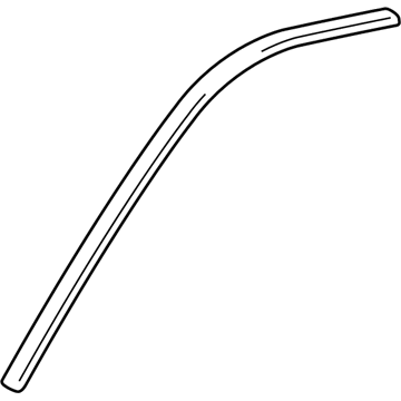 Lexus 75534-60031 Moulding, Windshield, Outside LH