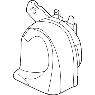 Nissan 25620-6CA0A Horn Assembly - Electric Low