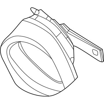 Nissan 25610-6CA0A Horn Assembly - Electric High