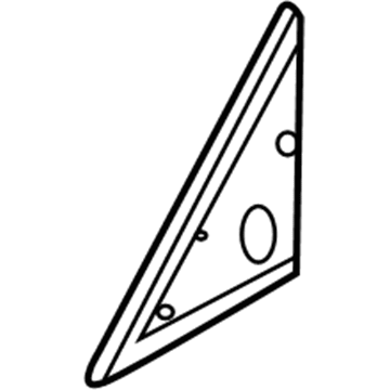 BMW 51-33-8-223-837 Seal, Outer Left Mirror Triangle