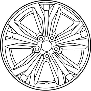 Lexus 42611-0E380 Wheel, Disc