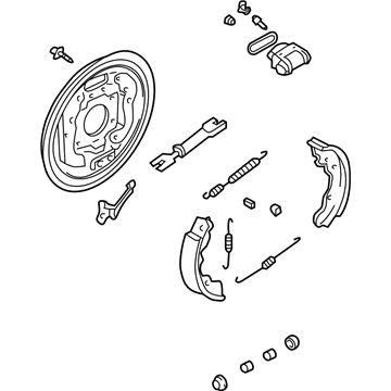 Hyundai 58310-2D700 Brake Assembly-Rear, LH