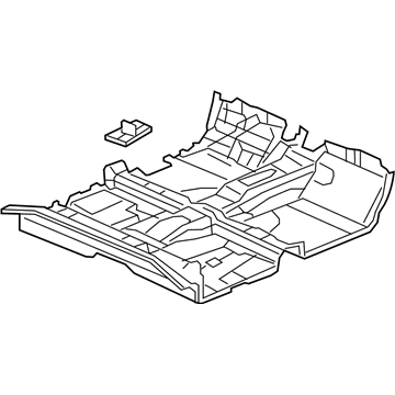 Honda 83301-TR3-A41ZA Carpet *NH167L*