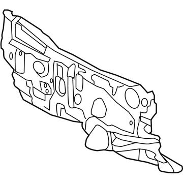Hyundai 84120-3X001 Pad Assembly-Isolation Dash Panel