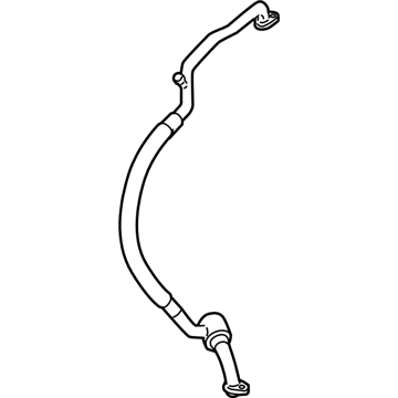 Nissan 92480-ZN80A Hose-Flexible, Low