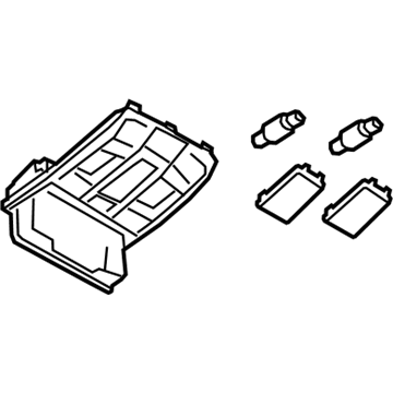 Toyota 81260-WB002 Map Lamp Assembly